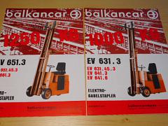Balkancar - vysokozdvižné vozíky - prospekty