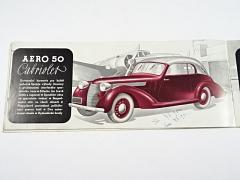 Aero 50, Aero 30 - prospekt - 1939