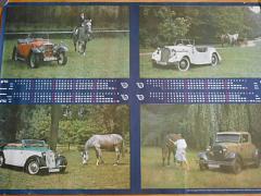 Mototechna 1985 kalendář - plakát - Aero, DKW, Ford...