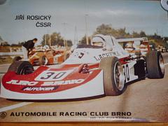 Jiří Rosický ČSSR Automobile Racing Club Brno - plakát