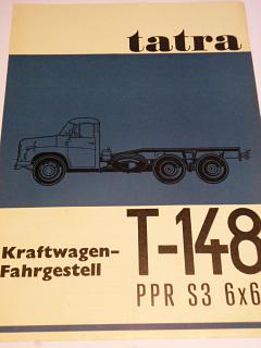 Tatra T 148 PPR S3 6 x 6 - 1972 - prospekt