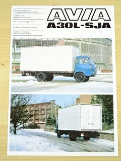Avia A 30 L - SJA - skříňový automobil s jednotnou karoserií - prospekt