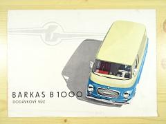 Barkas B 1000 dodávkový vůz - 1964 - prospekt