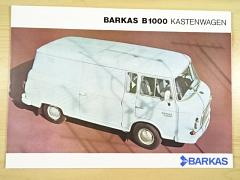 Barkas B 1000 Kastenwagen - víceúčelový skříňový vůz - 1978 - prospekt