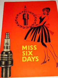 Pal - Miss Six Days - zapalovací svíčky - desky na prospekty - reklama na zarámování