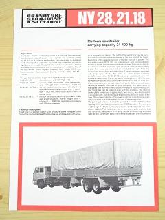 BSS - NV 28.21.18 - platform semitrailer - prospekt - Liaz