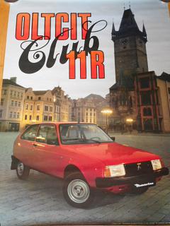Oltcit Club 11 R - Mototechna - plakát - 1989