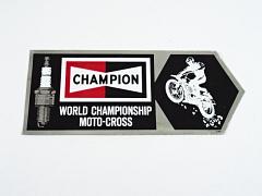 Champion - World Championship Moto-cross - samolepka
