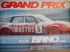 Grand Prix Brno - Mistrovství Evropy 8. 6. 1986 - plakát