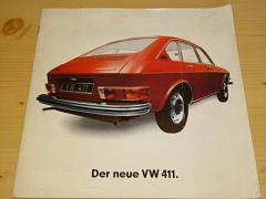 Volkswagen - Der neue VW 411 - 1968 - prospekt