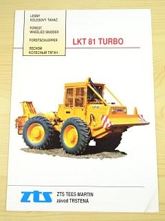 ZTS - LKT 81 turbo - lesný kolesový ťahač - prospekt