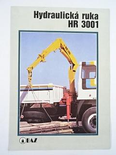 BAZ - HR 3001 hydraulická ruka - Liaz - prospekt