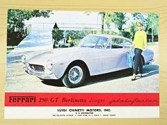 Ferrari 250/GT Berlinetta disegno Pininfarina - prospekt - REPRINT