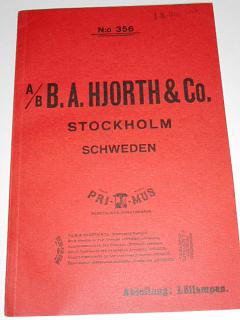 B.A. Hjorth a Co. Stockholm - Primus - Lötlampen - prospekt