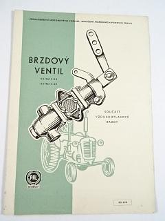 Pal autobrzdy - brzdový ventil - prospekt - 1960