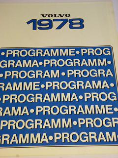 Volvo - 1978 Programme - prospekt