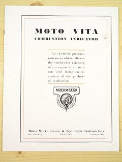 Moto Vita Combustion Indicator - Moto Meter Gauge & Equipment Corporation