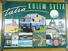 Tatra 815 GTC - Tatra kolem světa - plakát