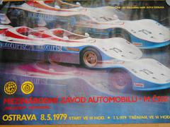 Balcarův Memoriál - mezinárodní závod automobilů - plakát