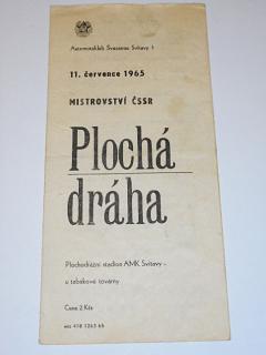 Plochá dráha Svitavy - 11. 7. 1965 - Mistrovství ČSSR