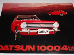 Datsun 1000 4 door sedan - prospekt