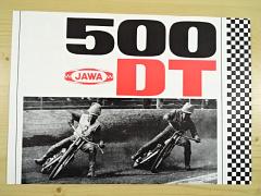 JAWA 500 DT Modell 890 - prospekt - Motokov