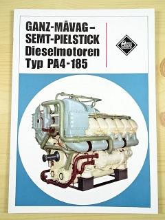 Ganz - Mávag - Semt - Pielstick Dieselmotoren Typ PA4-185 - prospekt