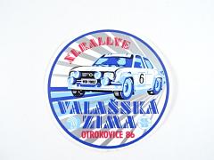 XI. Rallye Valašská zima - Otrokovice - 1986 - samolepka