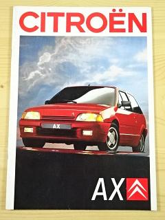 Citroën AX - prospekt - 1988