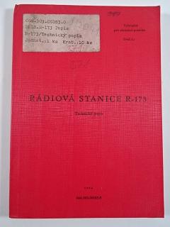 Rádiová stanice R-173 - technický popis - 1986