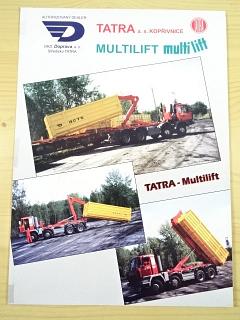 Tatra 815 - Multilift - hákový nakladač - OKD - prospekt