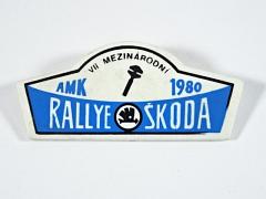 Rallye Škoda 1980 - AMK - odznak