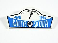 Rallye Škoda 1980 - AMK - odznak