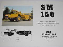 ZTS Stavostroj - SM 150 - dvoumotorový skrejpr - prospekt
