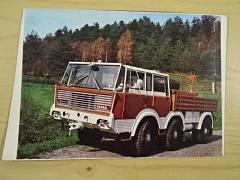 Tatra 813 6 x 6 - tahač přívěsů - pohlednice