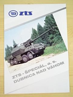 ZTS - špeciál, a. s. Dubnica nad Váhom - výrobný program - prospekt - Zuzana T-72 A 40, Pram-S, T-72 M2, BVP-2...