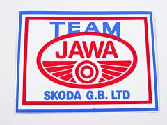 TEAM JAWA - Skoda G. B. LTD - samolepka