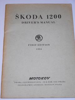Škoda 1200 Driver´s Manual - 1955 - Motokov