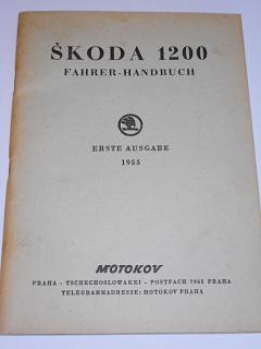 Škoda 1200 Fahrer - Handbuch - 1955 - Motokov