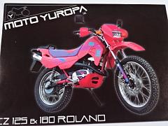 CZ 125, 180 Roland - Moto Yuropa Ltd. - prospekt