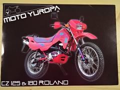 CZ 125, 180 Roland - Moto Yuropa Ltd. - prospekt