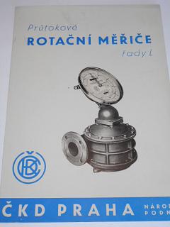 ČKD - průtokové rotační měřiče řady L - prospekt - 1959