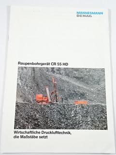 Mannesmann Demag - Raupenbohrgerät CR 55 HD - prospekt - 1987