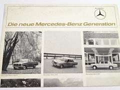 Die neue Mercedes - Benz Generation - prospekt - 1968
