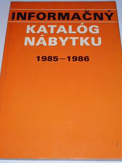 Informačný katalóg nábytku 1985 - 1986 z výroby národných podnikov VHJ Drevársky a nábytkársky priemysel Žilina