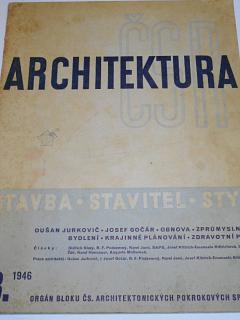 Architektura ČSR - 1946