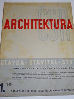 Architektura ČSR - 1945