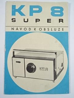 Návod k obsluze promítacího přístroje KP 8 - Super 85110 - Meopta