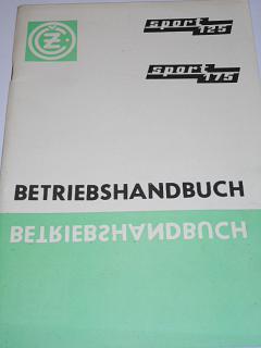 ČZ 125/476, ČZ 175/477 Sport - Betriebs Handbuch - 1971