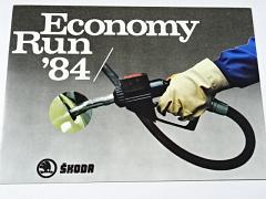 Škoda - Economy Run ´84 - prospekt - vzorník barev